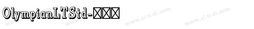 OlympianLTStd字体转换