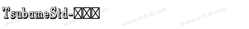 TsubameStd字体转换