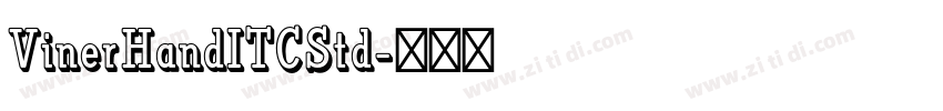 VinerHandITCStd字体转换