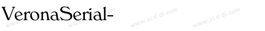 VeronaSerial字体转换 VeronaSerial字体转换