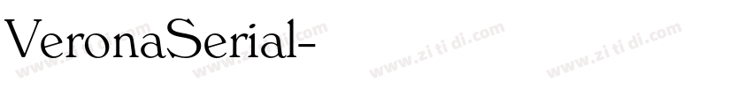 VeronaSerial字体转换 VeronaSerial字体转换