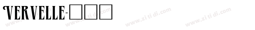 Vervelle字体转换