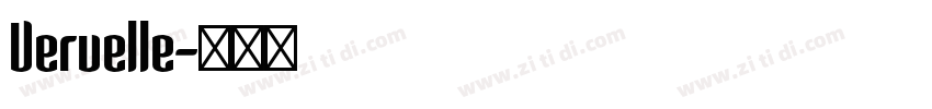 Vervelle字体转换