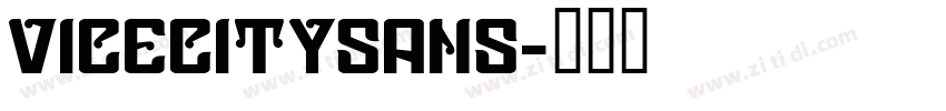ViceCitySans字体转换