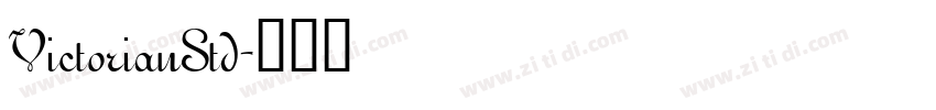 VictorianStd字体转换