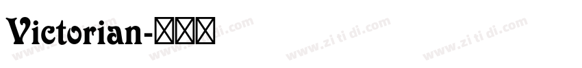 Victorian字体转换