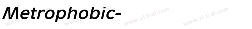 Metrophobic字体转换
