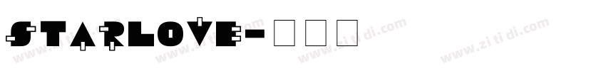 Starlove字体转换