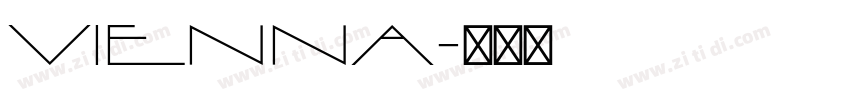 Vienna字体转换