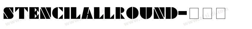 StencilAllround字体转换