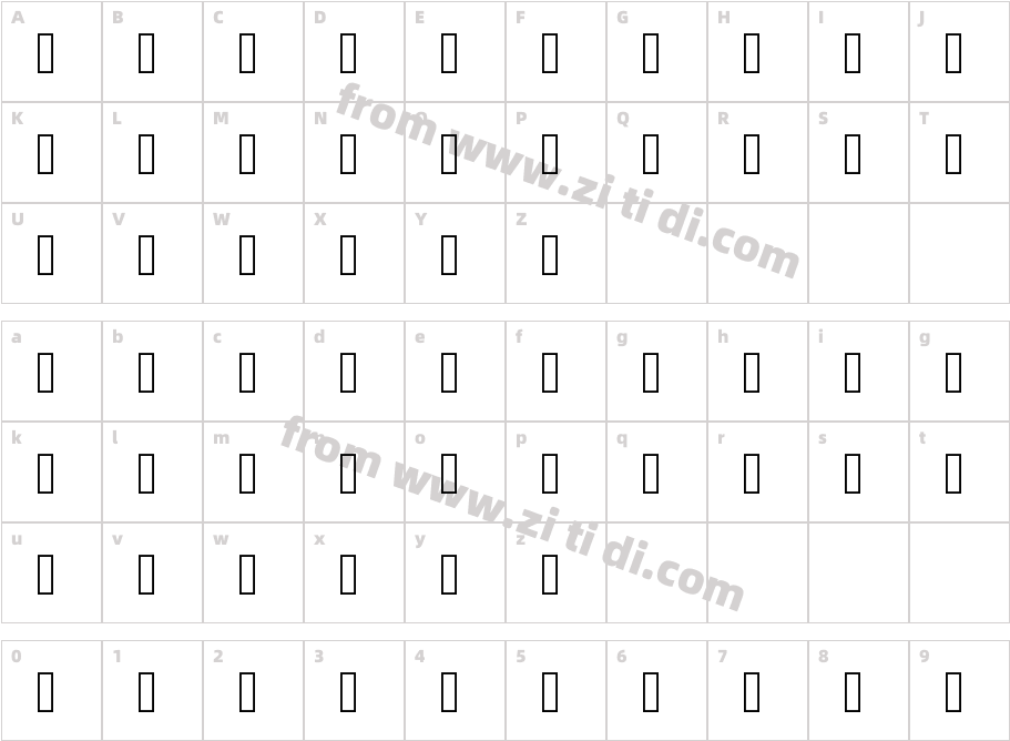 Otsutome_Emoji_Sample-Regular字体字体映射图
