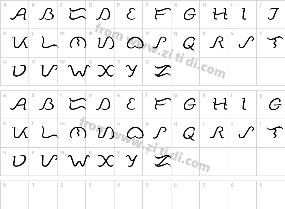 Tagalogika字体字体映射图