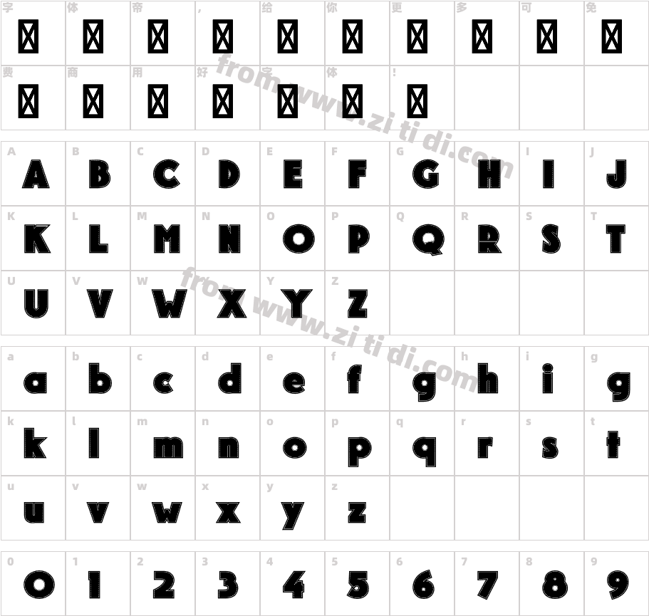 EraMaxChromaloco-02字体字体映射图