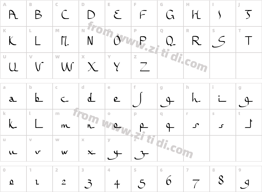 BousniRonde-LT-Std-Medium_8222字体字体映射图
