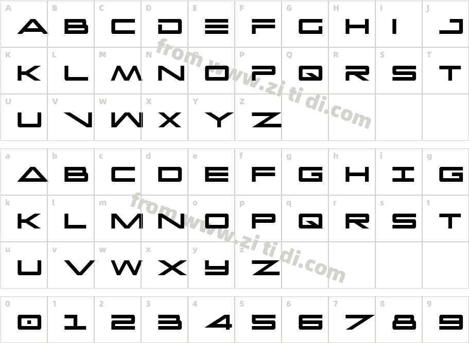 Capella Condensed字体字体映射图