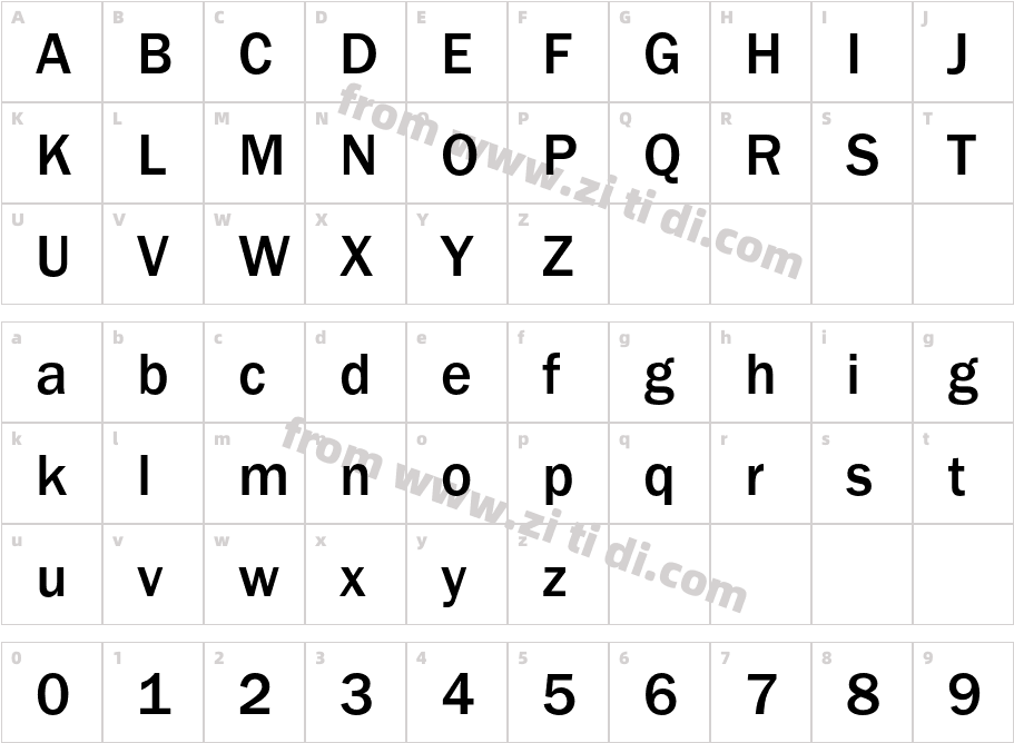 ITC-Franklin-Gothic-Std-Medium_24629字体字体映射图