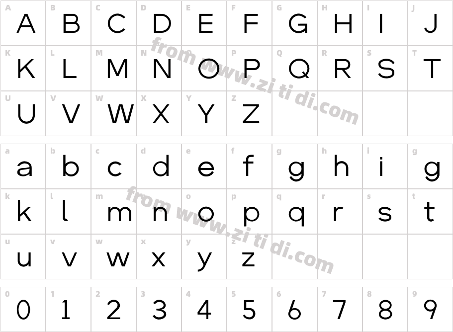 Lingxun-style-regular字体字体映射图