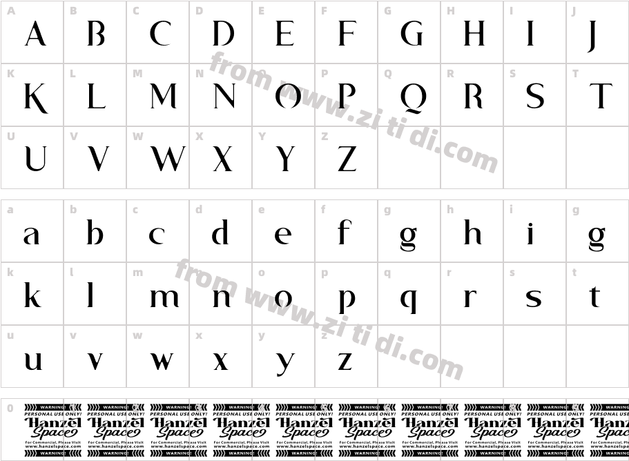 Sambosa字体字体映射图