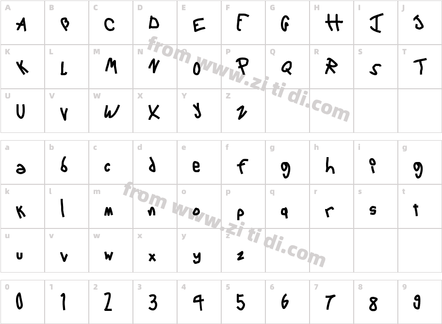 6_Script字体字体映射图