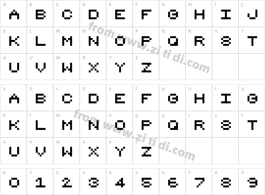 8_bit_1_6字体字体映射图