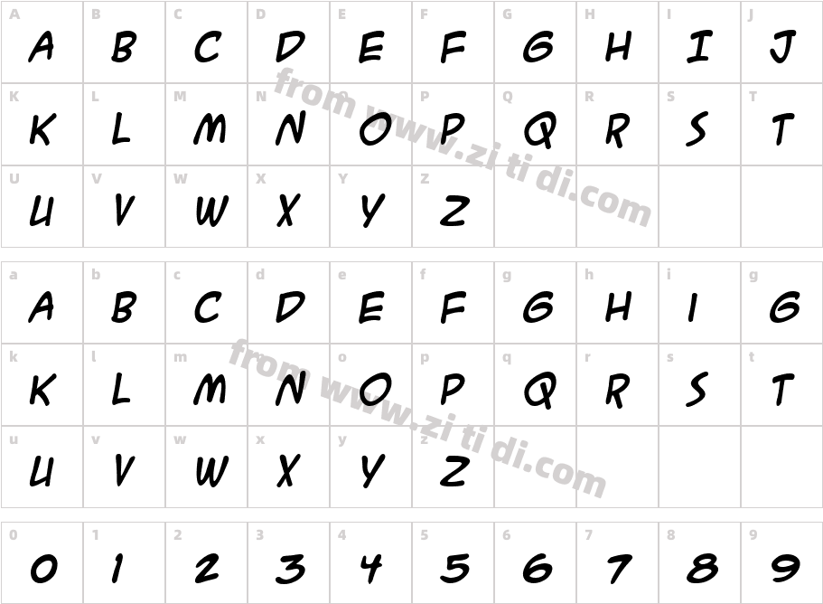 ACMESecretAgentBB-BoldItalic字体字体映射图