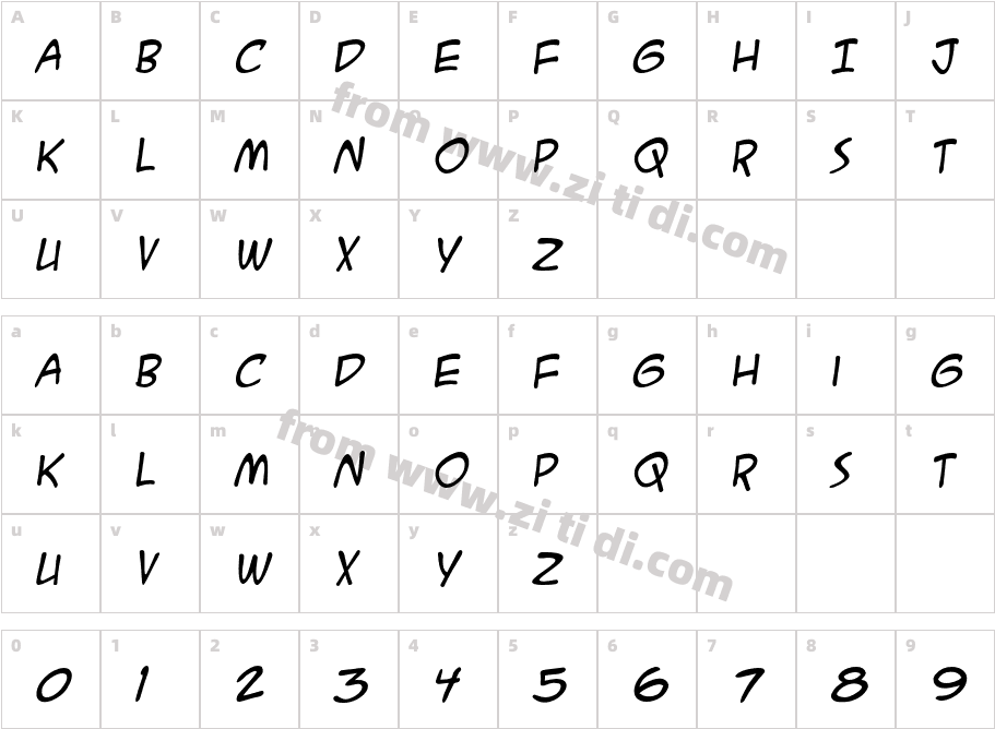 ACMESecretAgentBB-Italic字体字体映射图