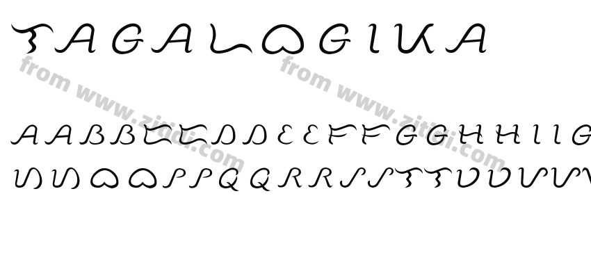 Tagalogika字体预览