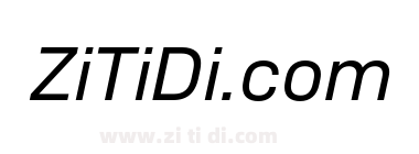 D-DINExp-Italic
