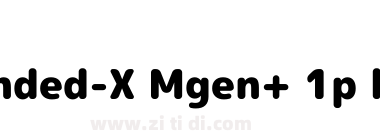 Rounded-X Mgen+ 1p black