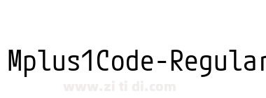 Mplus1Code-Regular